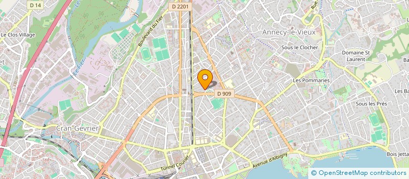 localisation de l'entreprise BOUGIER TOTO à ANNECY