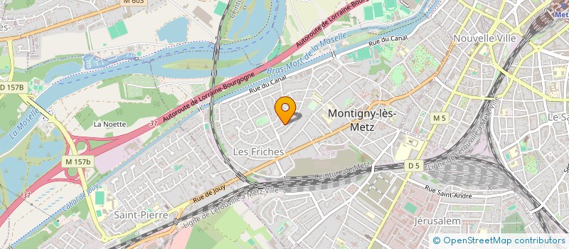 localisation de l'entreprise BOUGIES CANDELA  MONTIGNY-LES-METZ