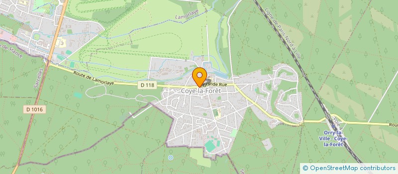 localisation de l'entreprise BOUGIES INCANDESCENCE  COYE-LA-FORET