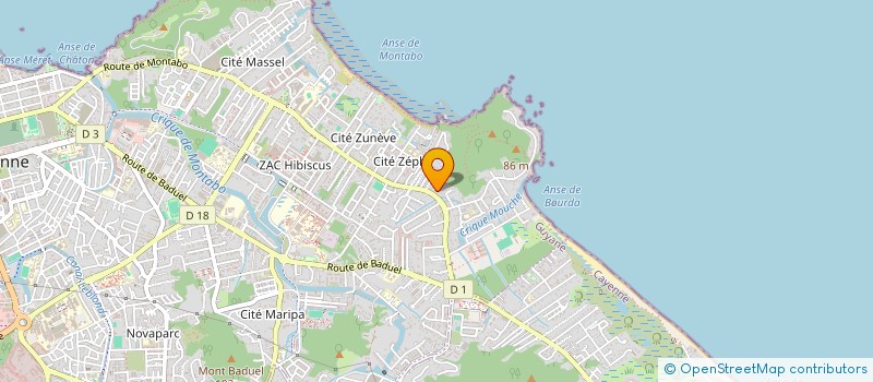 localisation de l'entreprise BOUGIEXPLM  CAYENNE