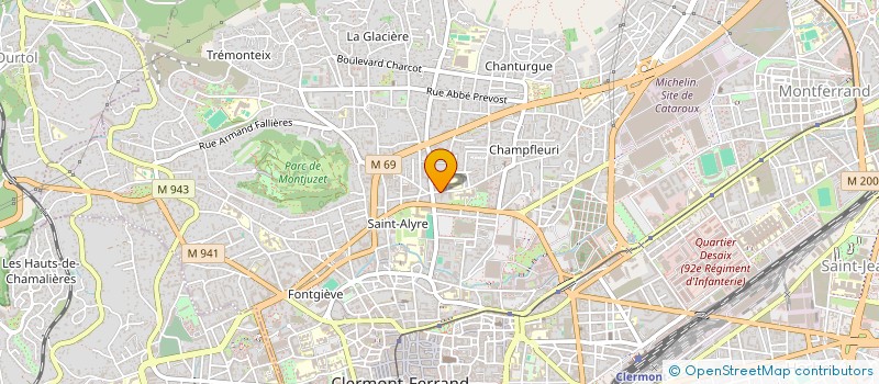 localisation de l'entreprise BOUGNATS  CLERMONT-FERRAND