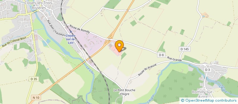 localisation de l'entreprise BOUGOT CEDRIC à CLOYES-LES-TROIS-RIVIERES