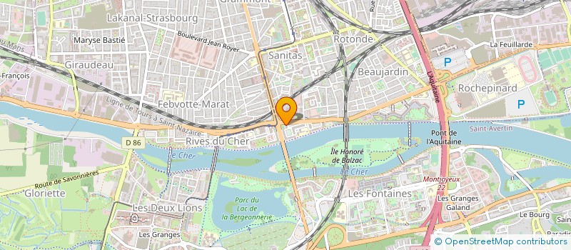 localisation de l'entreprise BOUGOUDOU  TOURS