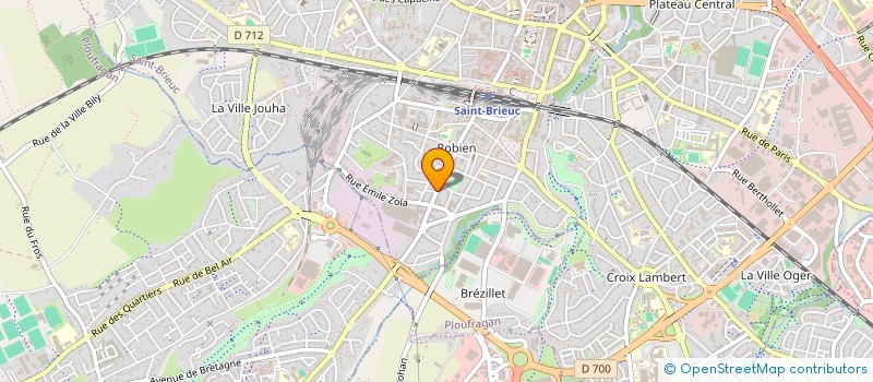 localisation de l'entreprise BOUGOUIN - ROBIAL à SAINT-BRIEUC