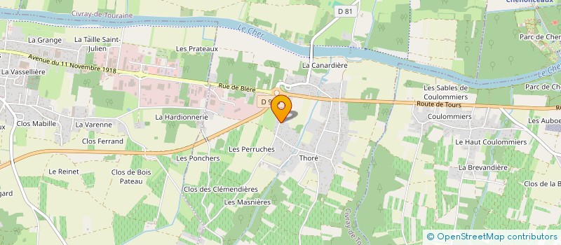 localisation de l'entreprise BOUGRIER FAMILY  CIVRAY-DE-TOURAINE