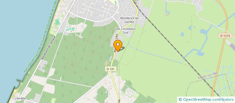 localisation de l'entreprise BOUGRIER RIMPOT  SOULAC-SUR-MER