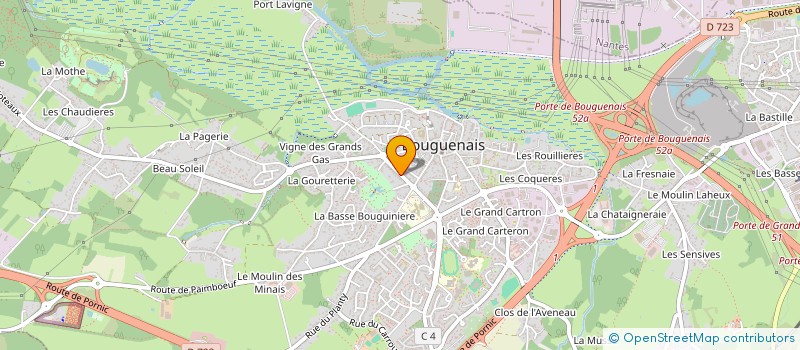 localisation de l'entreprise BOUGUENAIS FIGHT CLUB  BOUGUENAIS