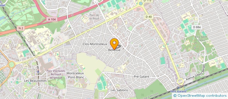 localisation de l'entreprise BOUGUEON J - JOURDAIN C à VILLEPINTE