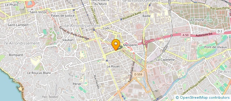 localisation de l'entreprise BOUGUID à MARSEILLE