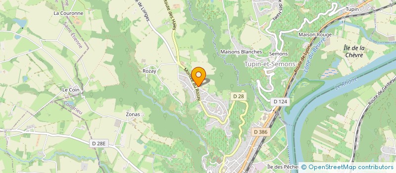 localisation de l'entreprise BOUHALASSA IMMO  CONDRIEU