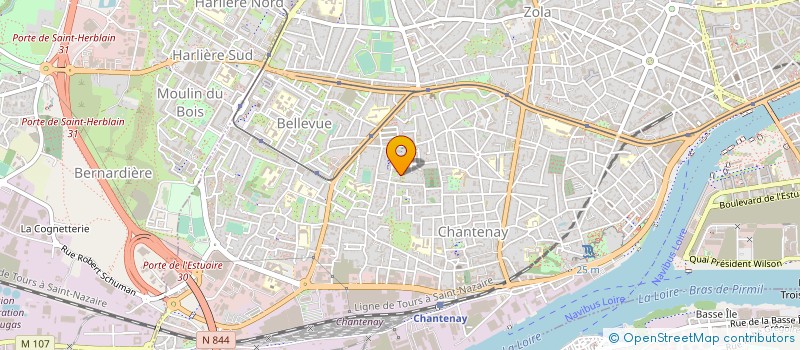 localisation de l'entreprise BOUHALI à NANTES
