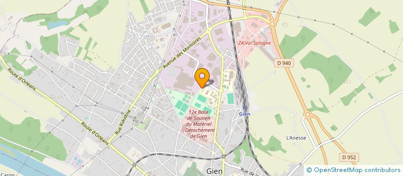 localisation de l'entreprise BOUHATOUS SASU  GIEN