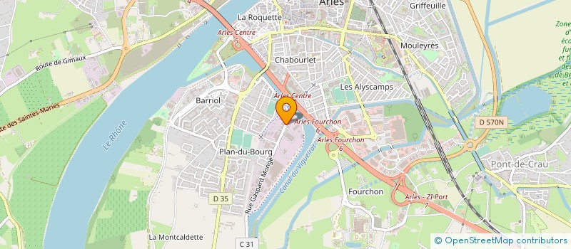 localisation de l'entreprise BOUHDEL à ARLES