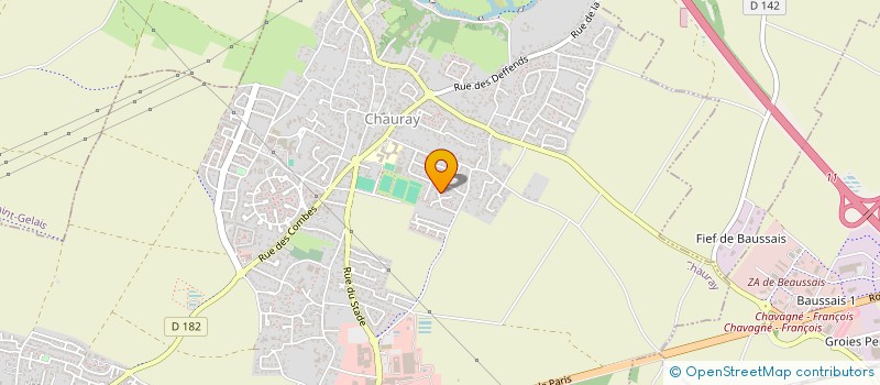 localisation de l'entreprise BOUHET CORRE ASSURANCES à CHAURAY