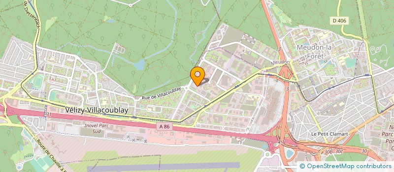 localisation de l'entreprise BOUHNIK SAS à VELIZY-VILLACOUBLAY