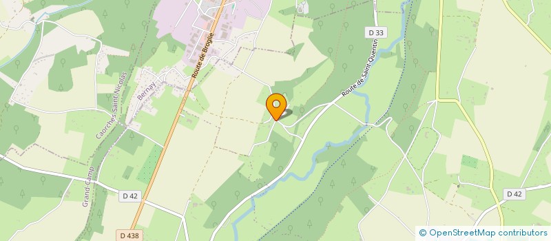 localisation de l'entreprise BOUHOURS MICKAEL  TREIS-SANTS-EN-OUCHE