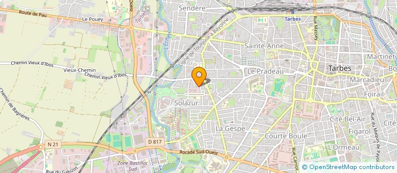 localisation de l'entreprise BOUIC IMMOBILIER  TARBES