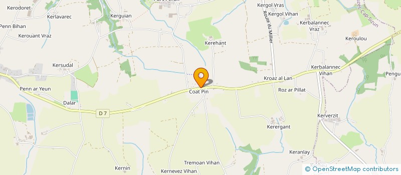 localisation de l'entreprise BOUILH AR BREIZH  BEUZEC CAP SIZUN