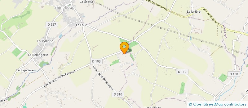 localisation de l'entreprise BOUILLANT  SAINT-QUENTIN-SUR-LE-HOMME