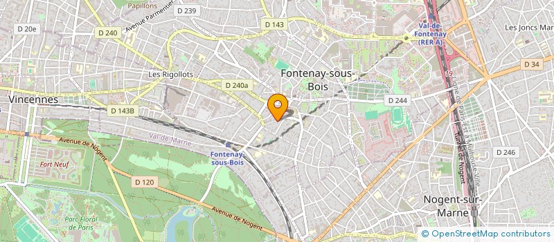 localisation de l'entreprise BOUILLANT RECORDS à FONTENAY-SOUS-BOIS
