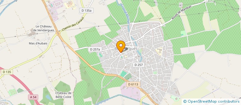 localisation de l'entreprise BOUILLARGUES HANDBALL NIMES MEDITERRANEE   NIMES