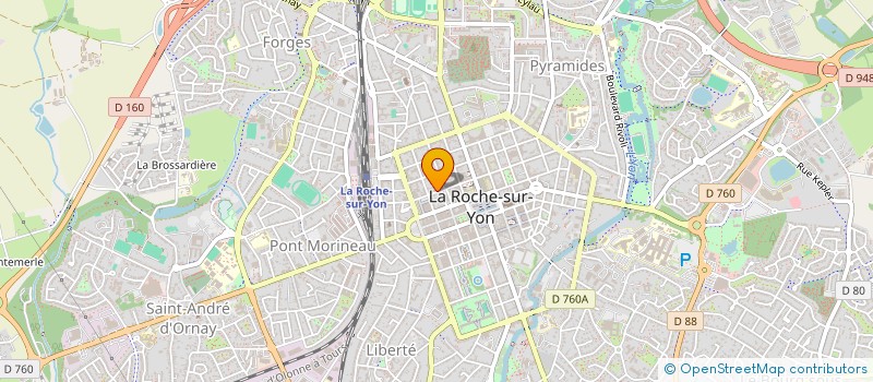 localisation de l'entreprise BOUILLAUD ET ROBERT à LA ROCHE-SUR-YON