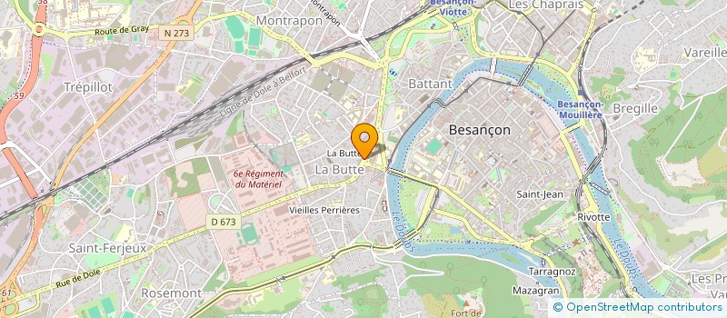 localisation de l'entreprise BOUILLE FRANCK à BESANCON