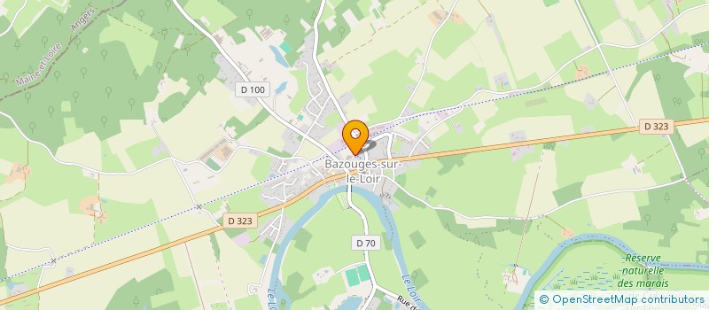 localisation de l'entreprise BOUILLER  BAZOUGES CRE SUR LOIR