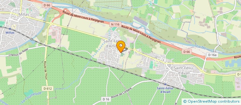 localisation de l'entreprise BOUILLES D'AMONT  SAINT-FELIU-D'AMONT