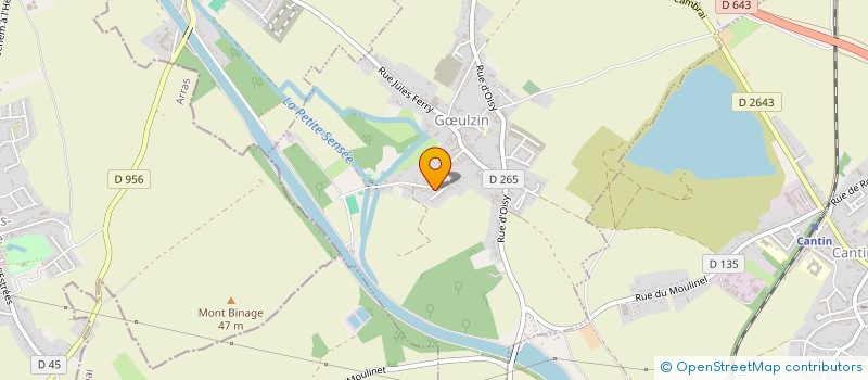 localisation de l'entreprise BOUILLEZ LEFEBVRE BATIMENT  GULZIN