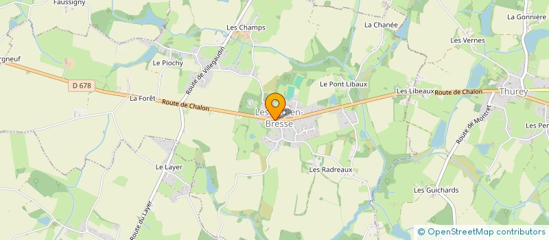 localisation de l'entreprise BOUILLIER FRANCK  LESSARD-EN-BRESSE