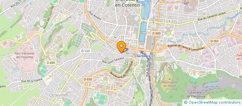 localisation de l'entreprise BOUILLON à CHERBOURG-EN-COTENTIN