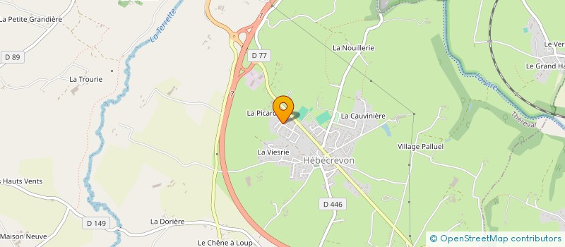 localisation de l'entreprise BOUILLONNANT VALTHERE  THEREVAL