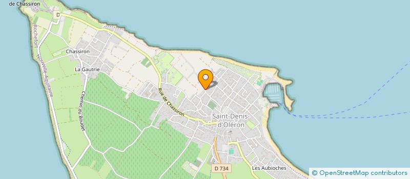 localisation de l'entreprise BOUILLY ET FILS  SAINT-DENIS-D'OLERON