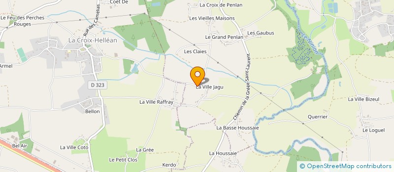 localisation de l'entreprise BOUILLY MENUISERIE GENERALE AGENCEMENT  HELLEAN