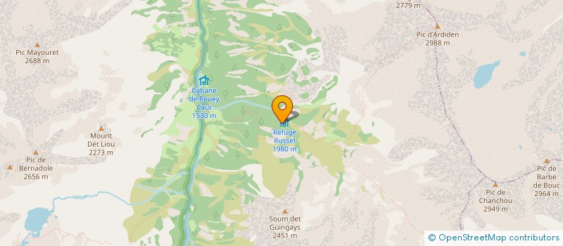 localisation de l'entreprise BOUILLY-WYNANTS  CAUTERETS