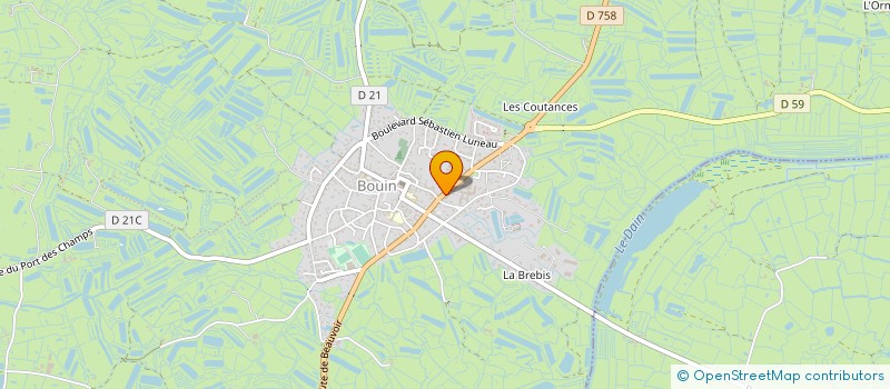 localisation de l'entreprise BOUIN ALIMENTATAION à BOUIN