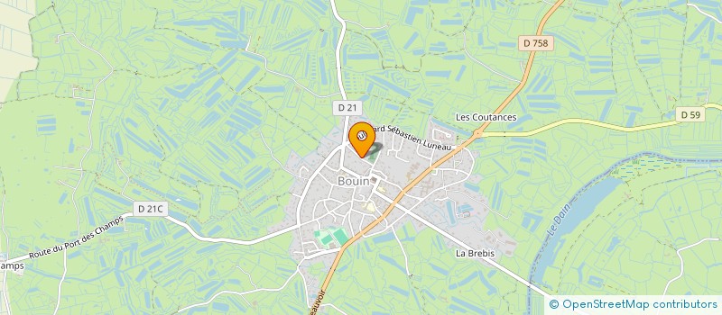 localisation de l'entreprise BOUIN C'EST BON  BOUIN