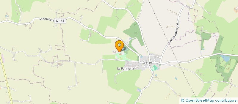 localisation de l'entreprise BOUIS à ERDRE-EN-ANJOU
