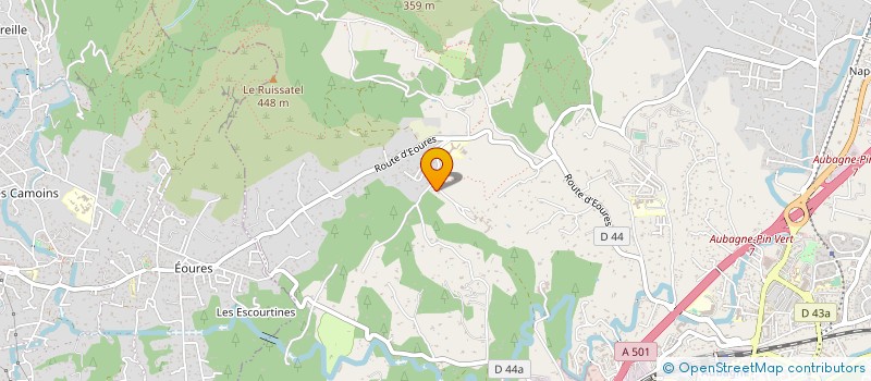 localisation de l'entreprise BOUIS ROGER ET LEURS ENFANTS à AUBAGNE