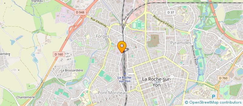 localisation de l'entreprise BOUISSET ARCHITECTES SARL  LA ROCHE-SUR-YON