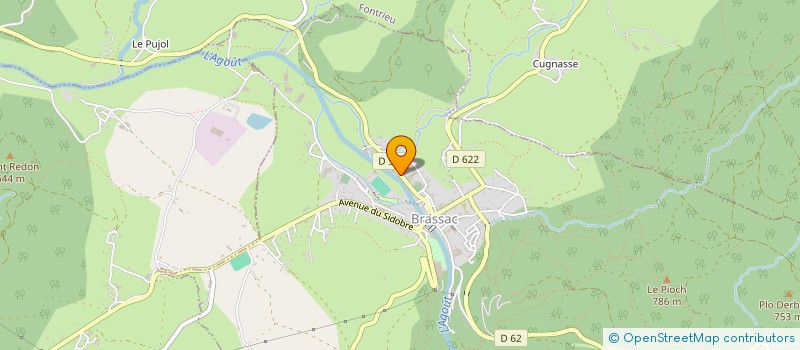 localisation de l'entreprise BOUISSIERE ENERGIE à BRASSAC