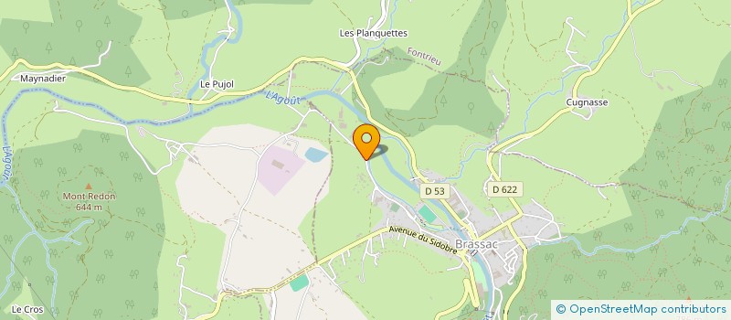localisation de l'entreprise BOUISSIERE SA à BRASSAC