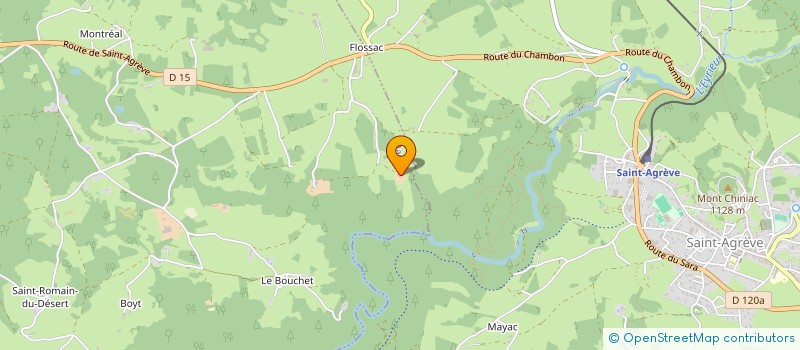 localisation de l'entreprise BOUIX CONSEIL  SAINT-AGREVE