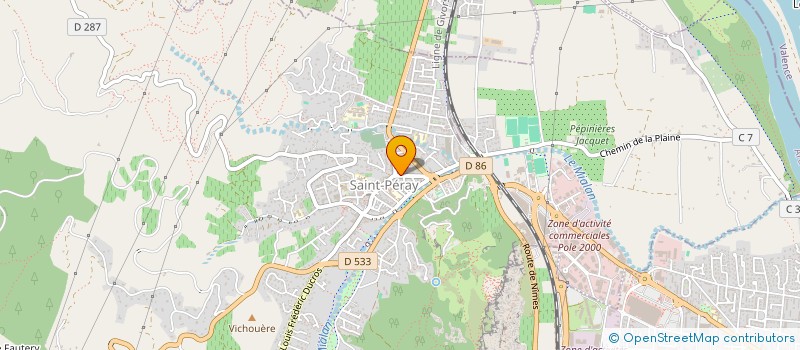 localisation de l'entreprise BOUIX DANIEL RENOVATION  SAINT-PERAY