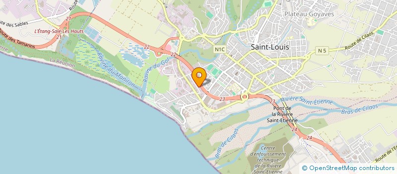 localisation de l'entreprise BOUJ'ANSAM  SAINT-LOUIS