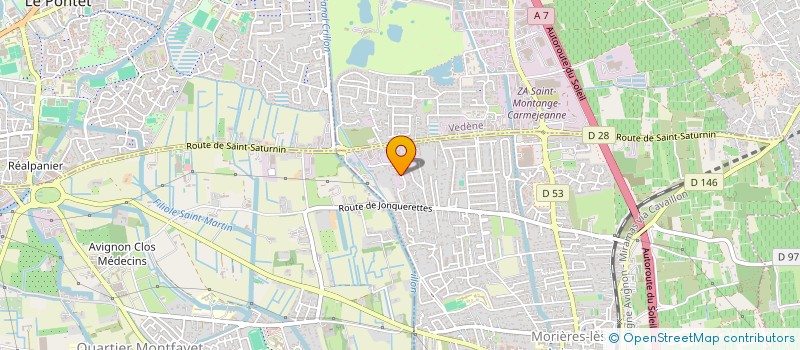 localisation de l'entreprise BOUJ DISTRIBUTION  MORIERES-LES-AVIGNON