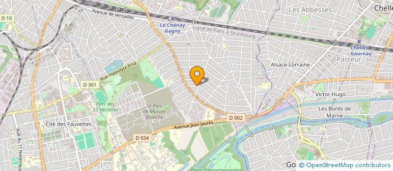 localisation de l'entreprise BOUJA à GAGNY