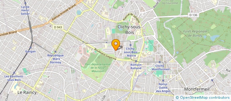 localisation de l'entreprise BOUJATOUY à CLICHY-SOUS-BOIS