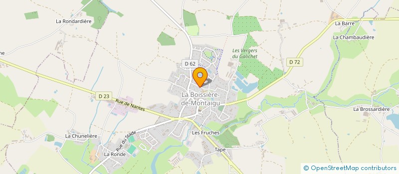 localisation de l'entreprise BOUJET DISTRIBUTION à MONTAIGU-VENDEE